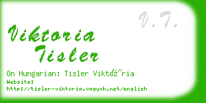 viktoria tisler business card